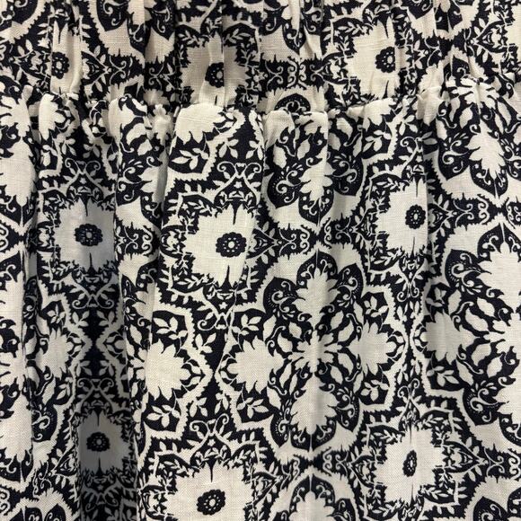 BODEN NWT French Navy Bloomsbury Mono black and white maxi skirt, size 16/18 - Picture 8 of 10